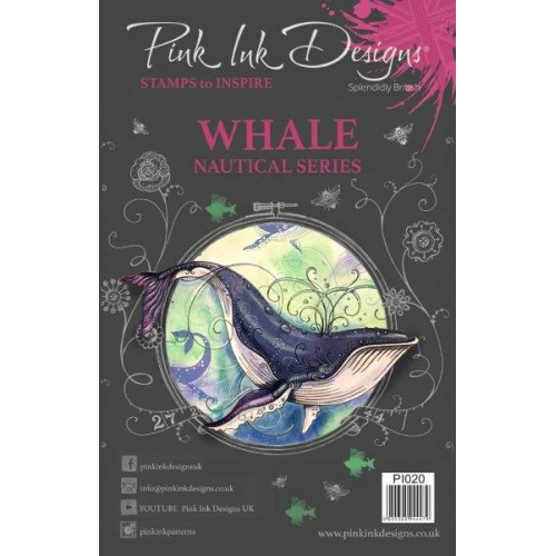 Whale - Pink Ink Designs Clear Stamps Set pi020